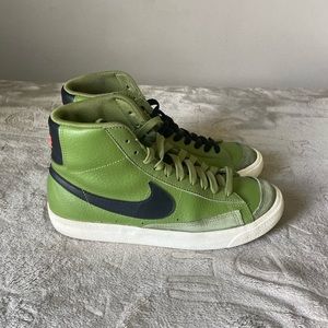 Green Nike Blazers